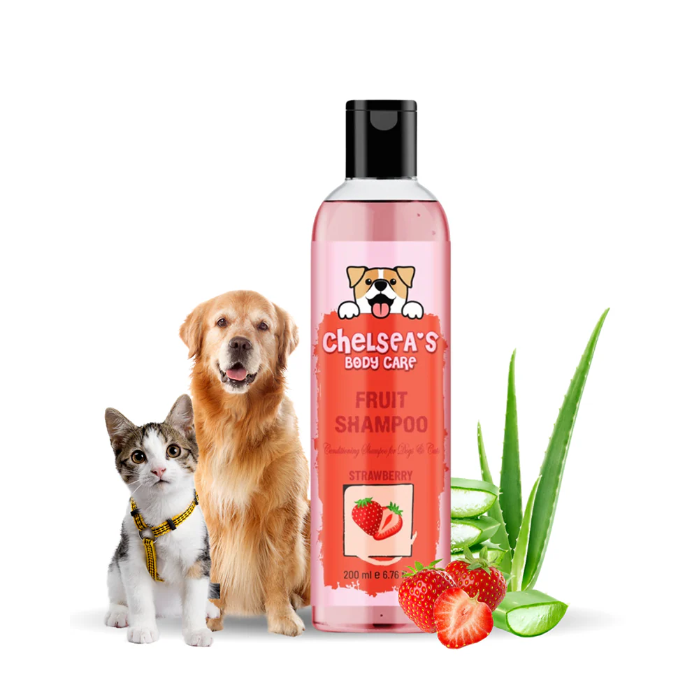 Dr. Chelsea's Strawberry Fruit Conditing Shampoo for Cats & Dogs - Image 7