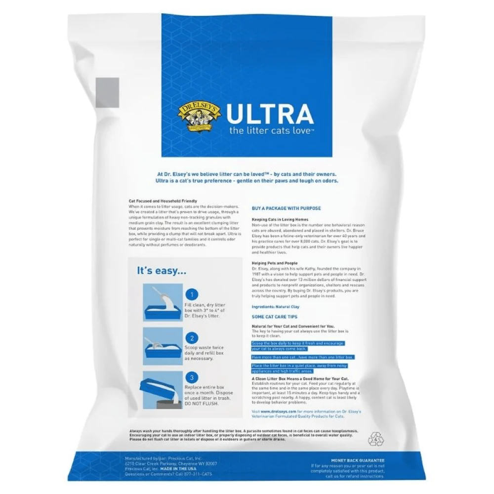 Dr. Elsey's Precious Ultra Unscented Cat Litter - Image 2