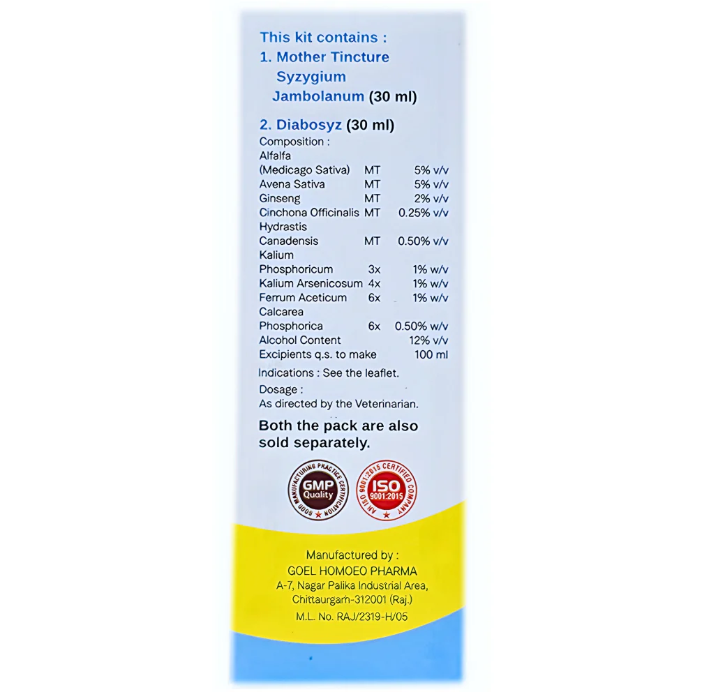 Dr Goel's Diabosyz Jumbo Kit for Dogs and Cats - Image 3