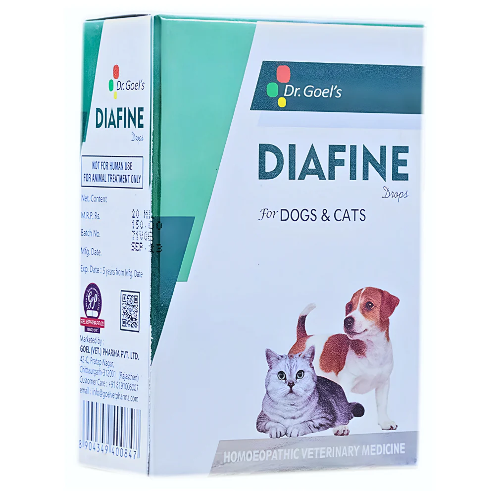 Dr Goel's Diafine Drops for Dogs and Cats (20ml) - Image 2