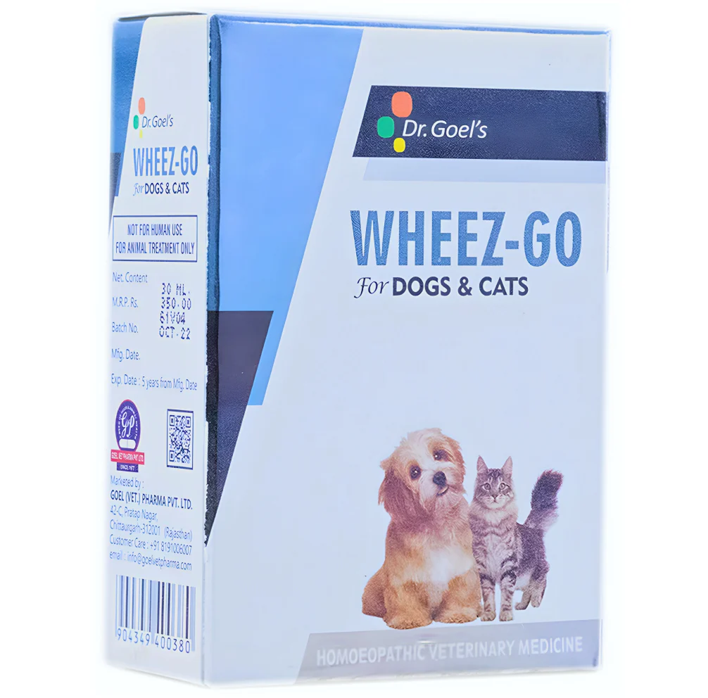 Dr Goel's Wheez Go Respiratory care for Dogs and Cats (30ml) - Image 4