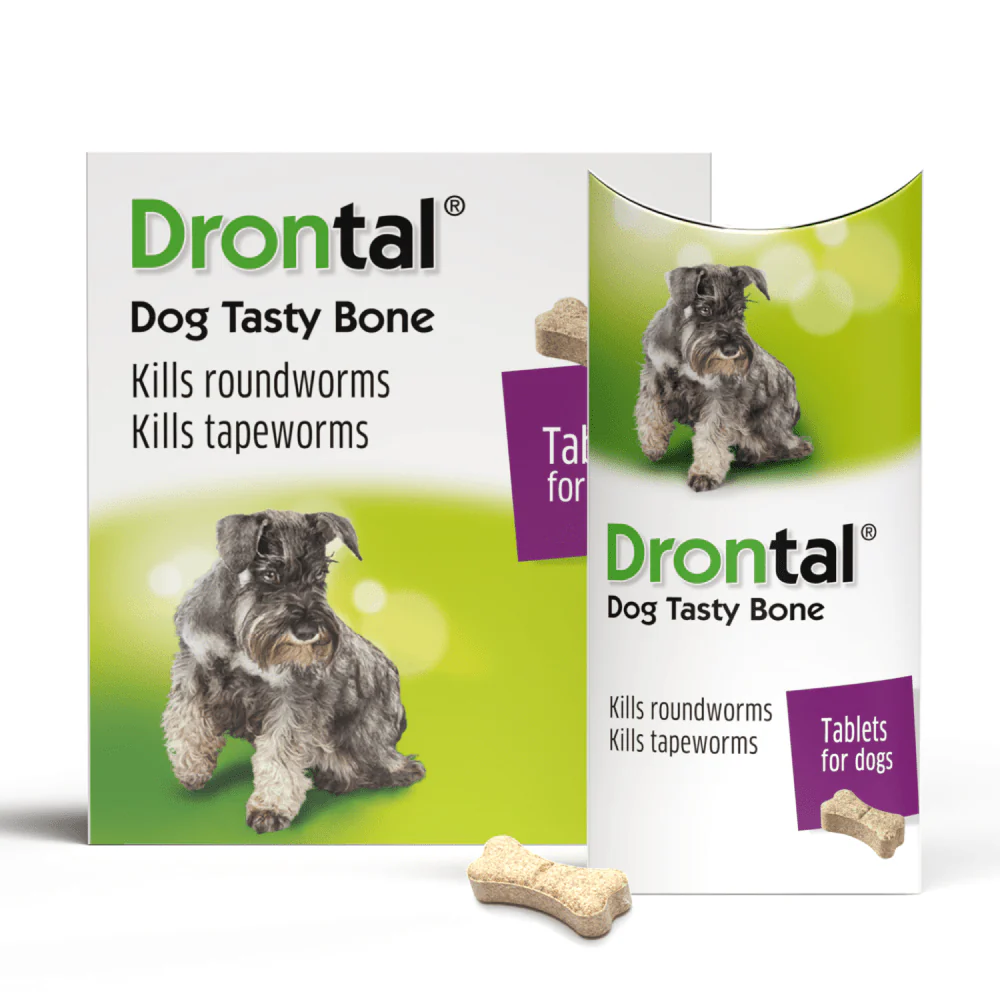 Drontal Plus Tasty Deworming Tablet (pack of 6 tablets) and MSD Animal Health Bravecto (20-40kg) Combo - Image 3
