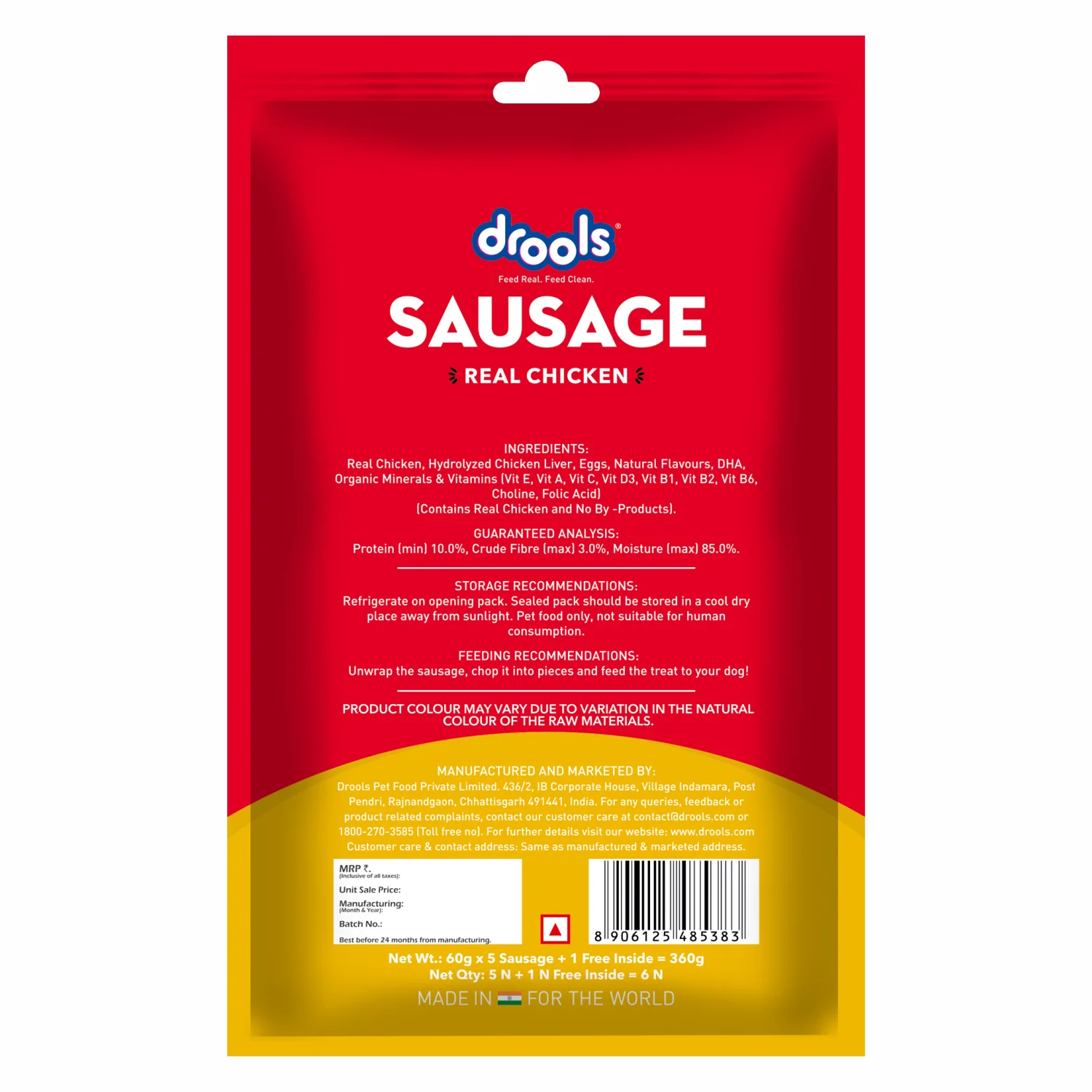 Drools 100% Real Chicken Sausage Treat for Dogs - Image 4