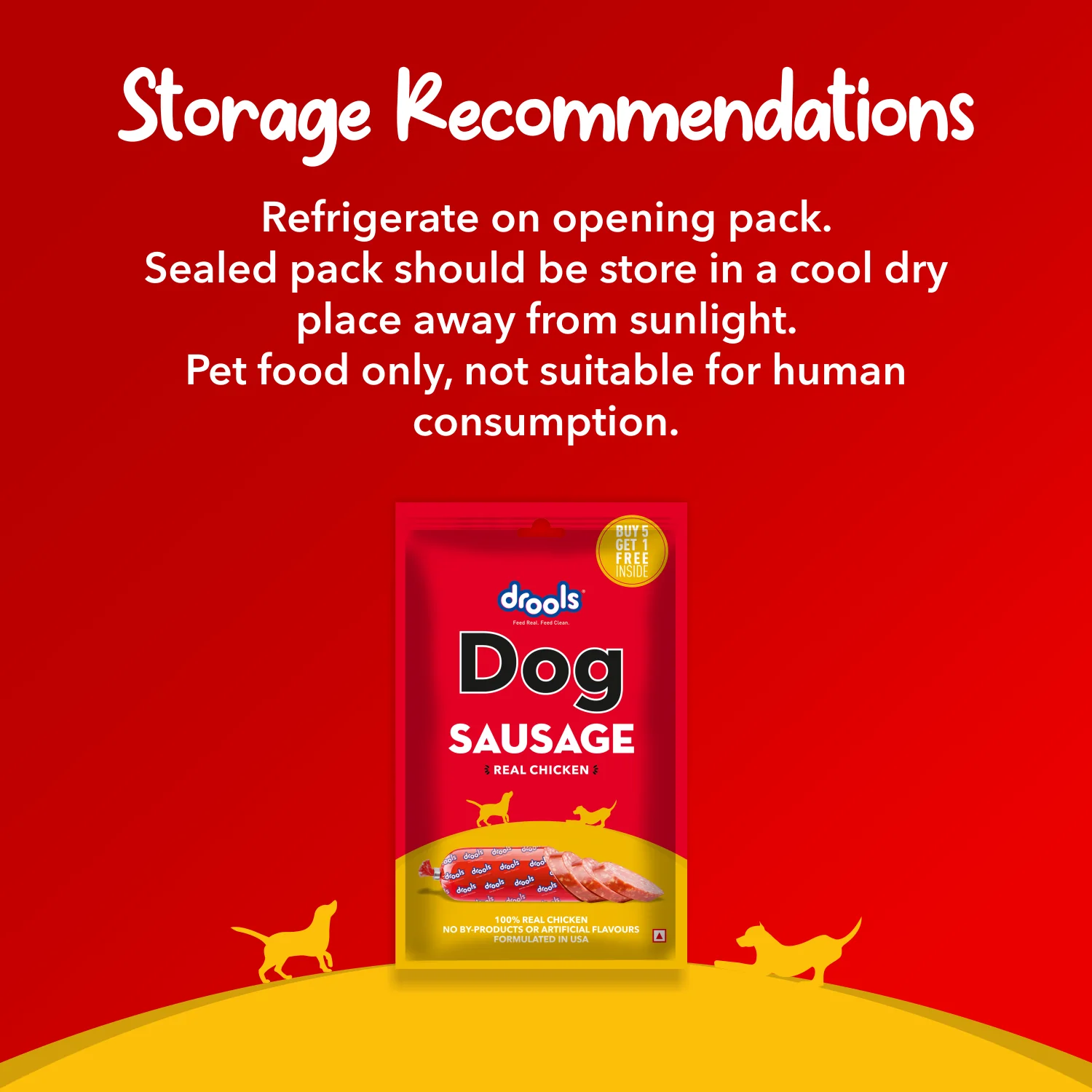Drools 100% Real Chicken Sausage Treat for Dogs - Image 9