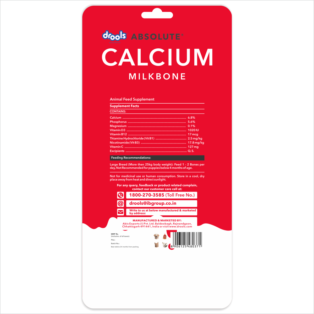 Drools Absolute Calcium Bone for Large Dogs - Image 8