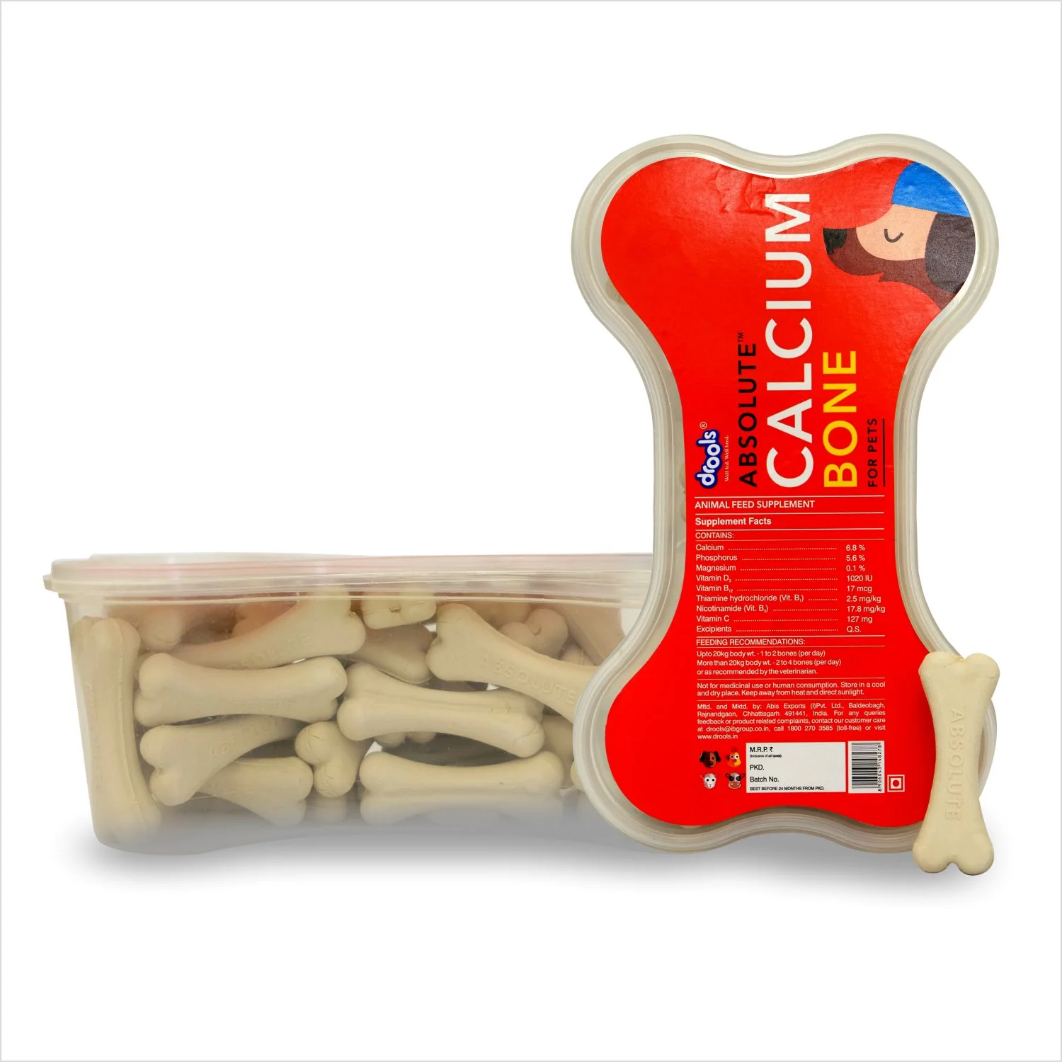 Drools Absolute Calcium Bones Dog treats (Jar) - Image 3