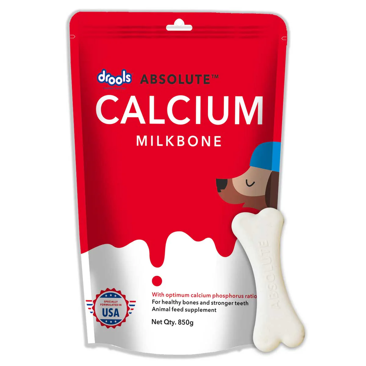 Drools Absolute Calcium Bone Pouch for Dogs - Image 2