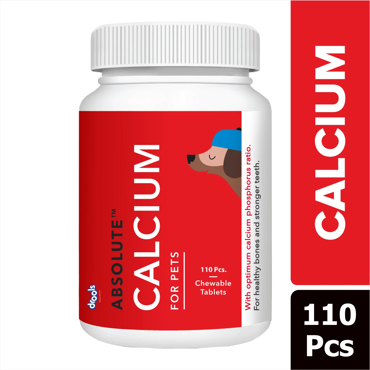 Drools Absolute Calcium Dog Supplement Tablets - Image 10