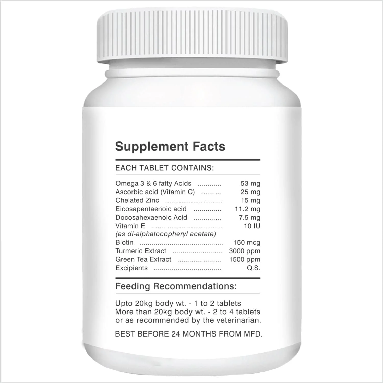 Drools Absolute Calcium, Vitamin and Skin & Coat Dog Supplement Tablets Combo - Image 13