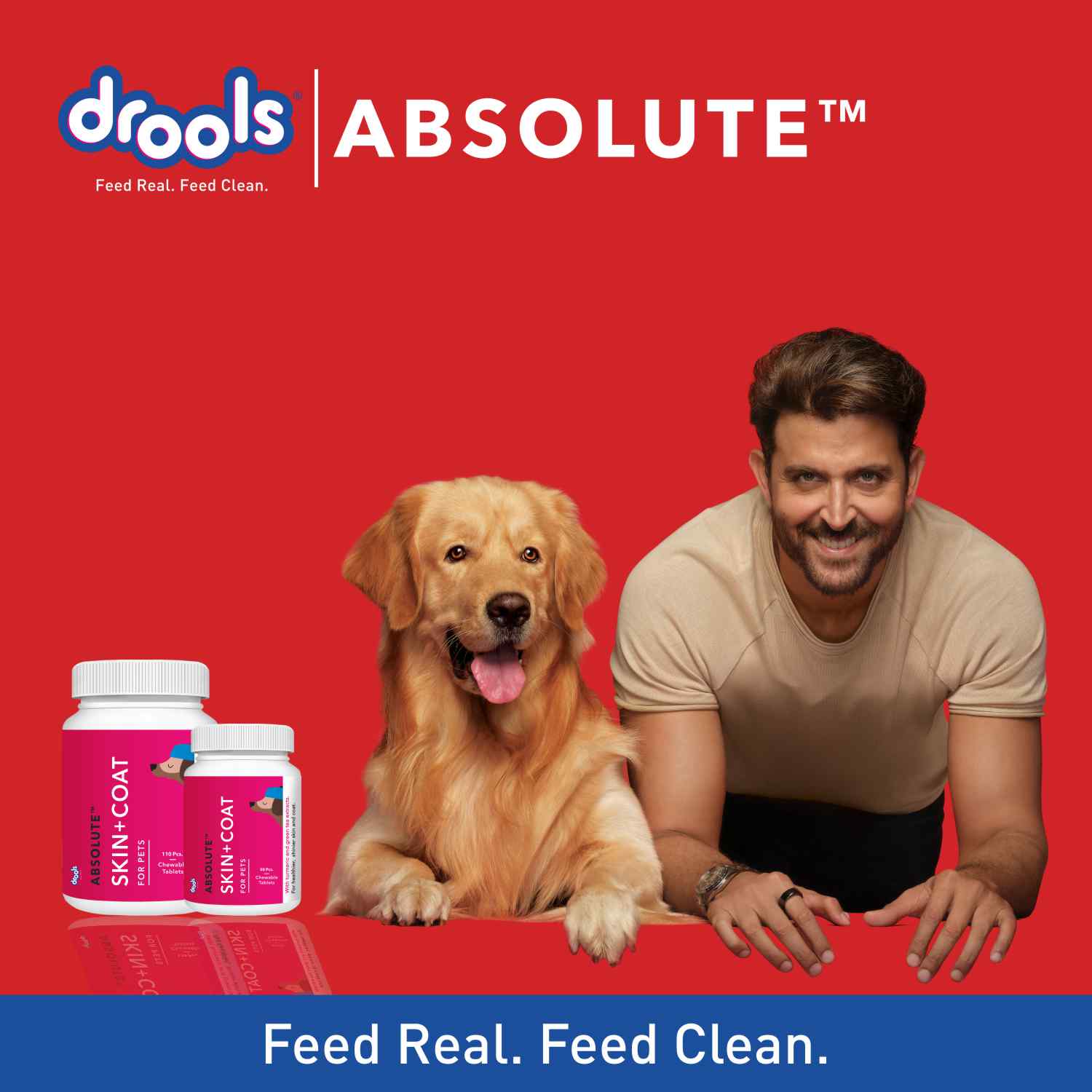 Drools Absolute Calcium, Vitamin and Skin & Coat Dog Supplement Tablets Combo - Image 19