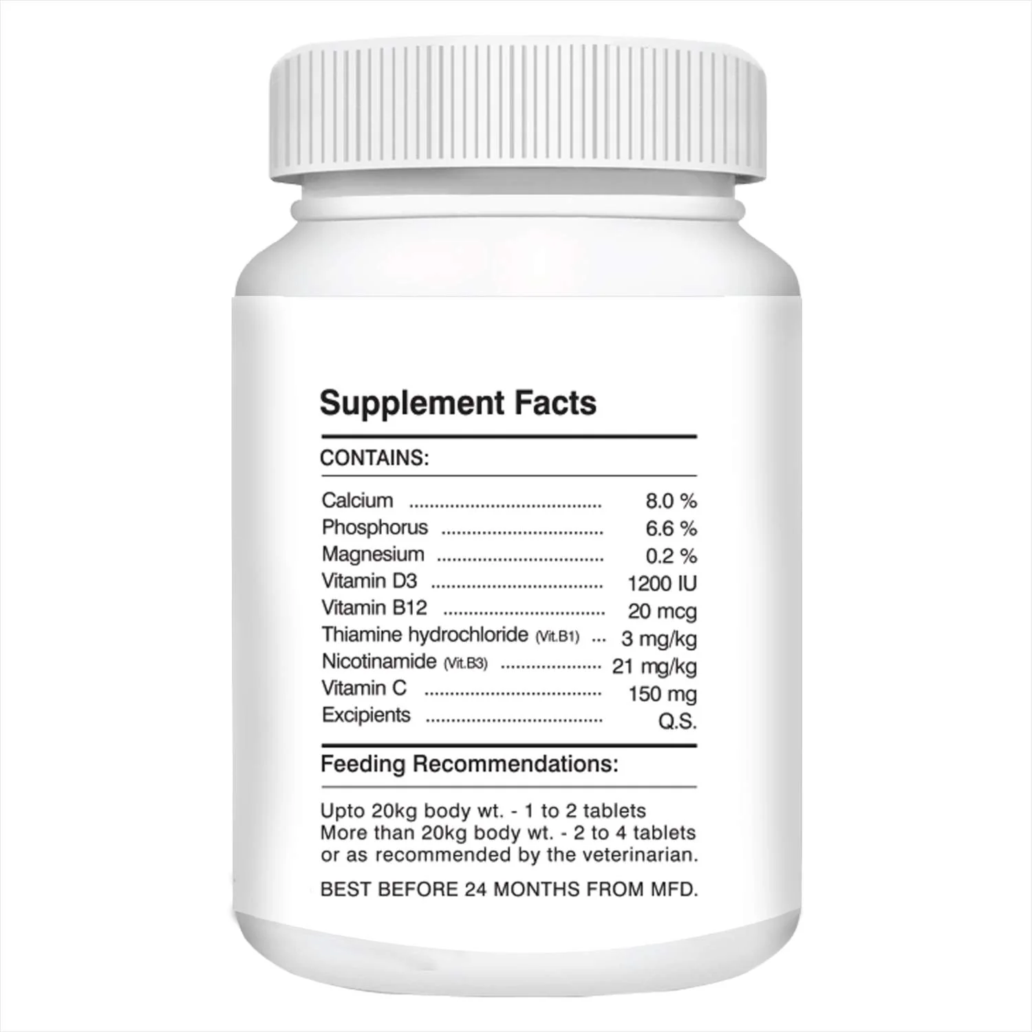 FG - Drools Absolute Calcium Dog Supplement Tablets - Image 9