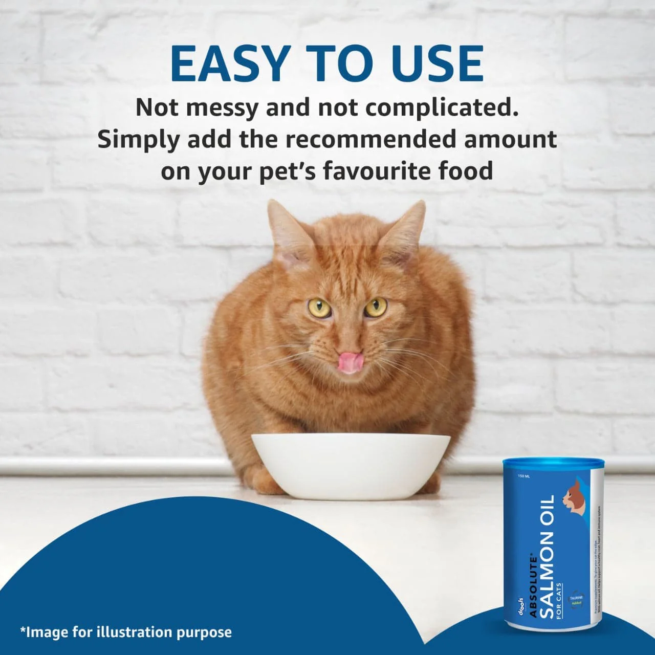 Drools Absolute Salmon Oil Syrup Supplement for Cats - Image 3