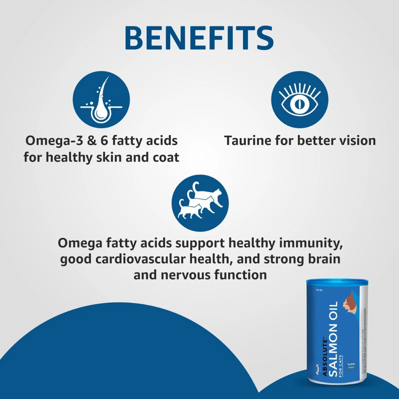 Drools Absolute Salmon Oil Syrup Supplement for Cats - Image 6