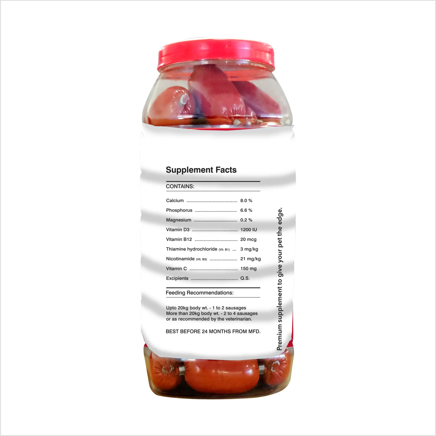 Drools Absolute Calcium Sausage Supplement for Dogs - Image 7