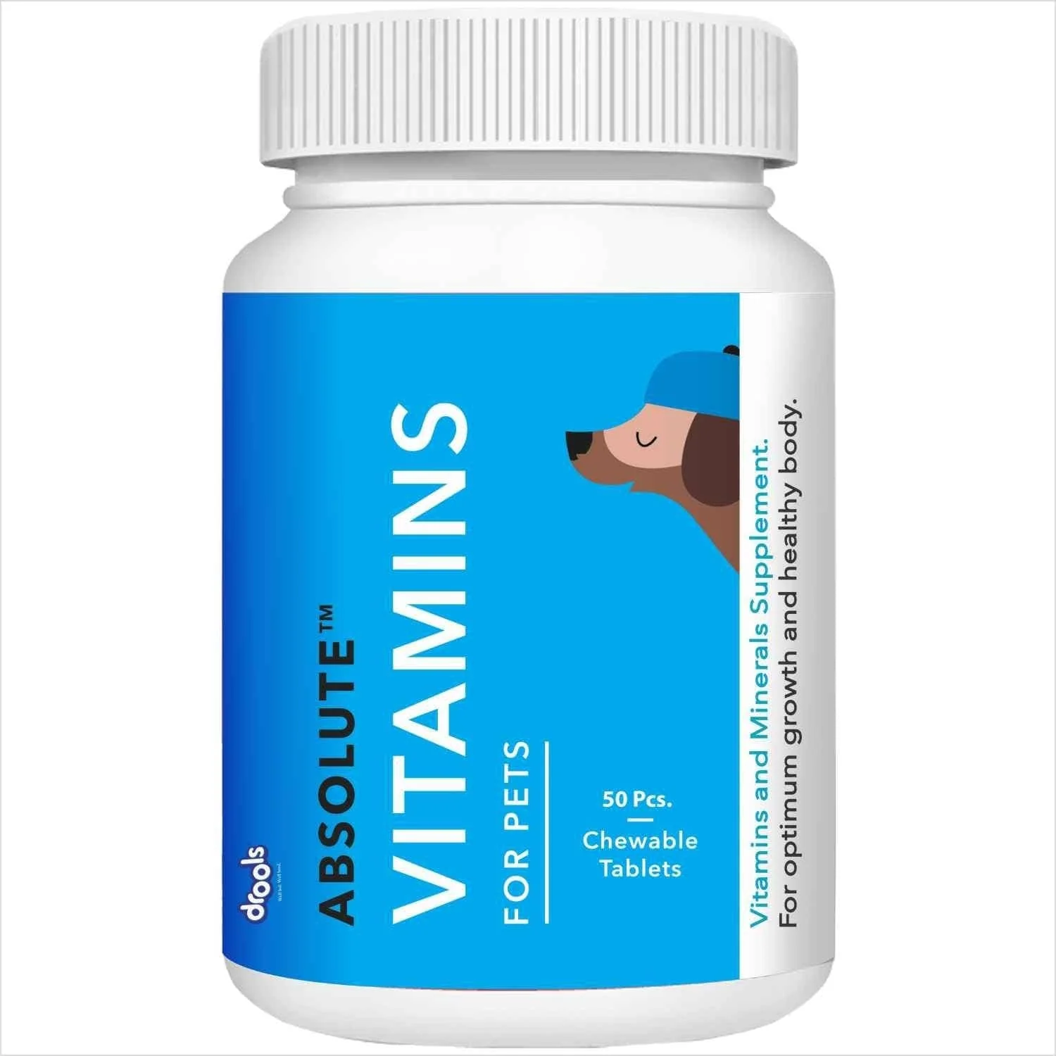 Drools Absolute Skin & Coat and Absolute Vitamin Supplement Tablets for Dogs Combo - Image 10