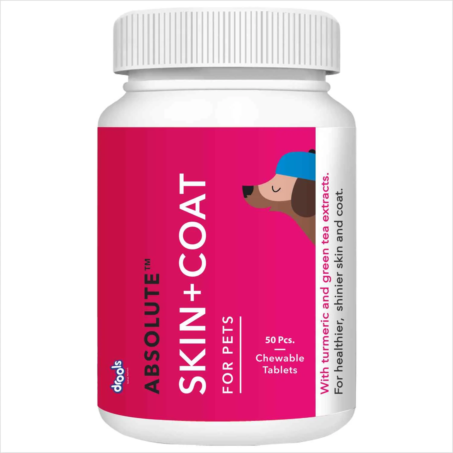 Drools Absolute Skin & Coat Supplement Tablets for Dogs - Image 10