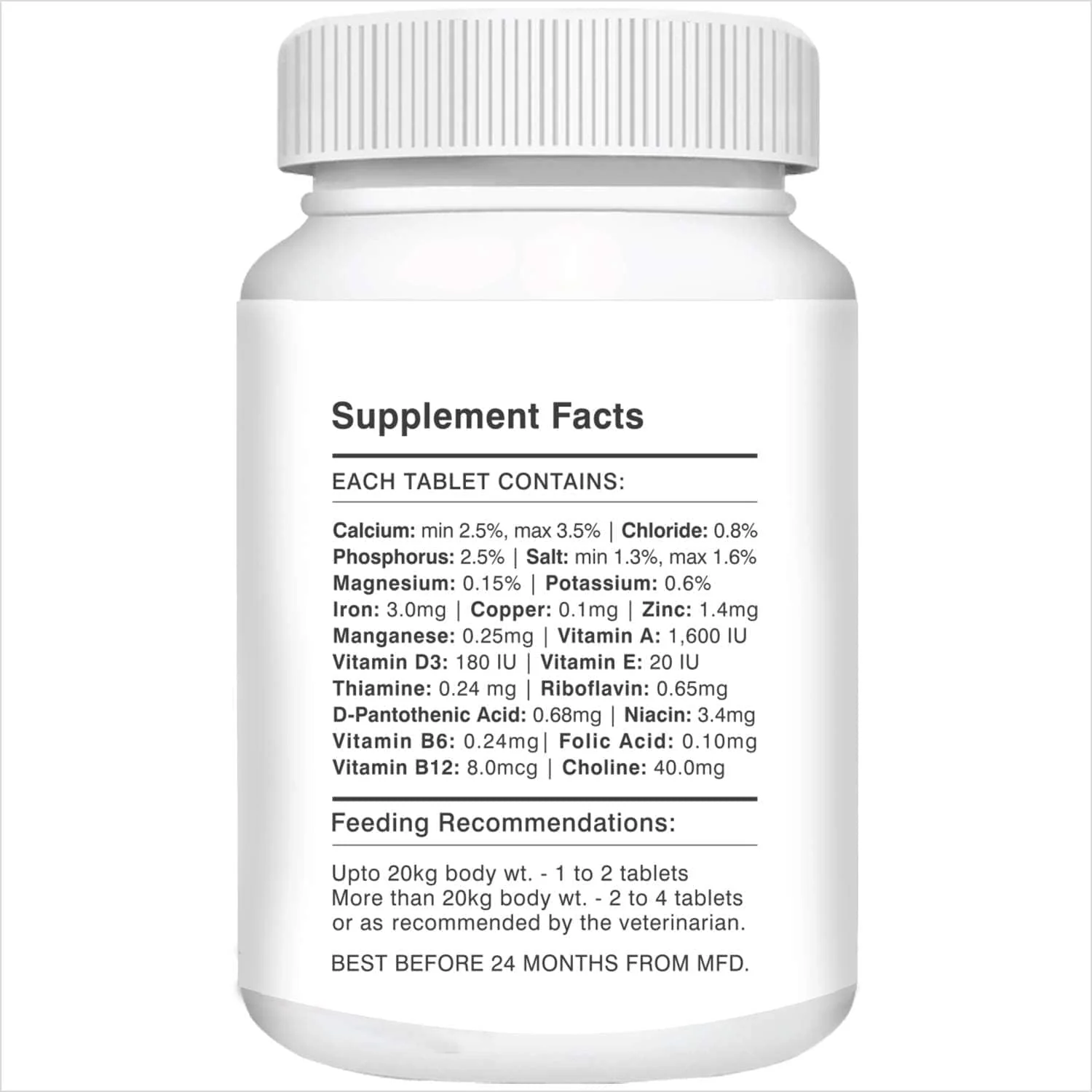 Drools Absolute Vitamin and Absolute Calcium Dog Supplement Tablets Combo - Image 8