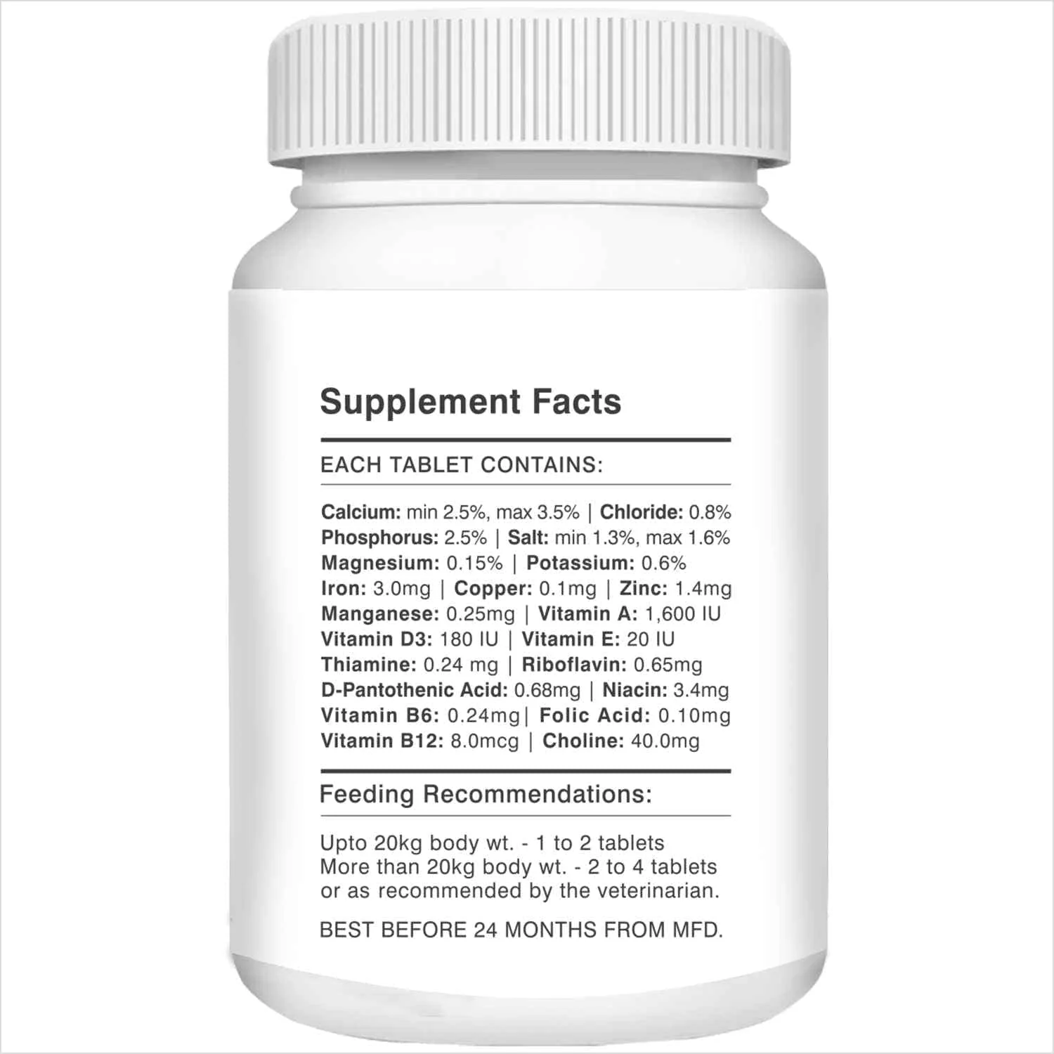 Drools Absolute Vitamin and Absolute Calcium Dog Supplement Tablets Combo - Image 9