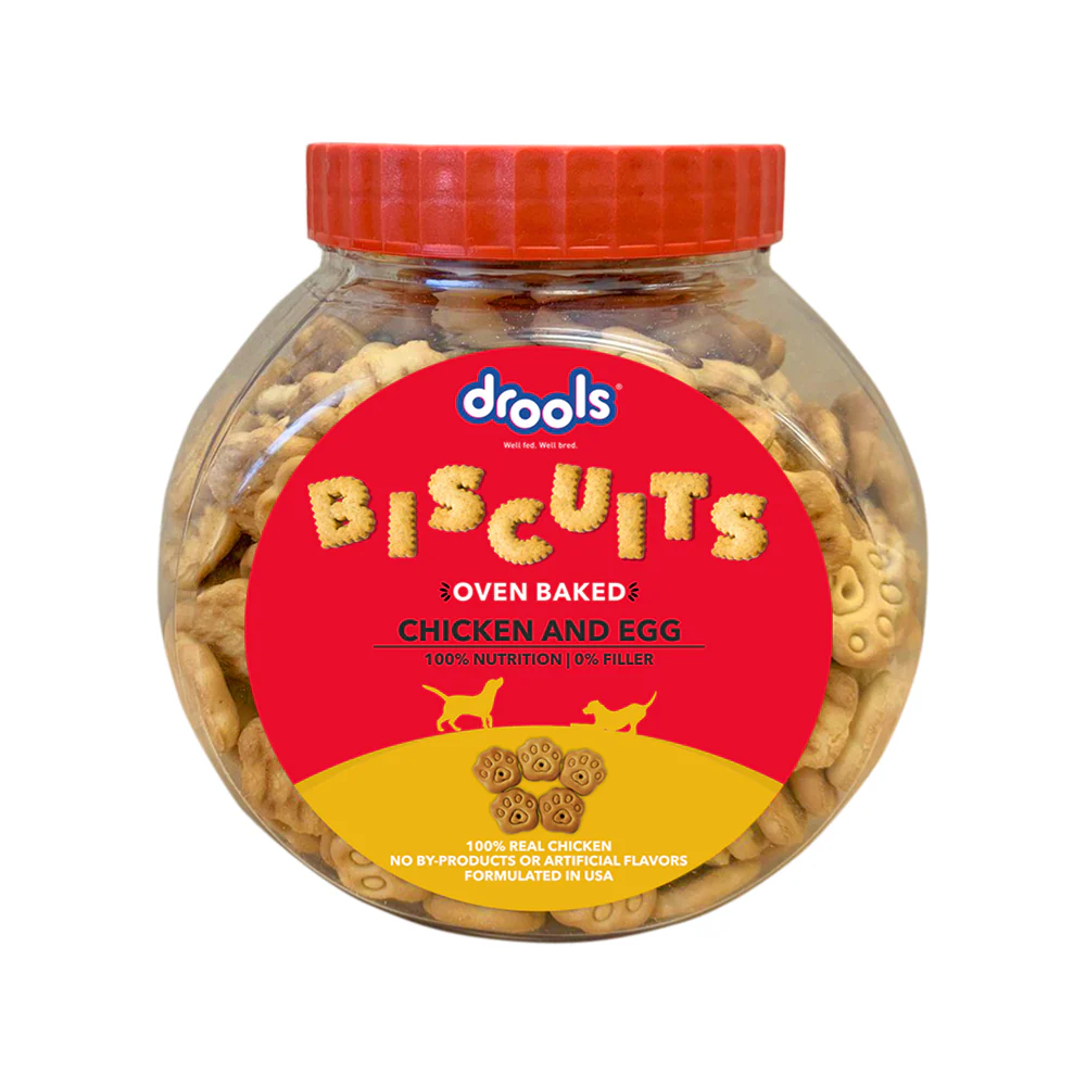 Drools Chicken and Egg Biscuit Dog Treats - Image 4
