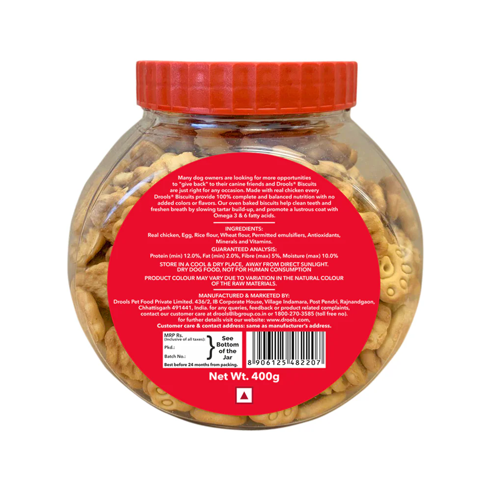 Drools Chicken and Egg Biscuit Dog Treats - Image 9
