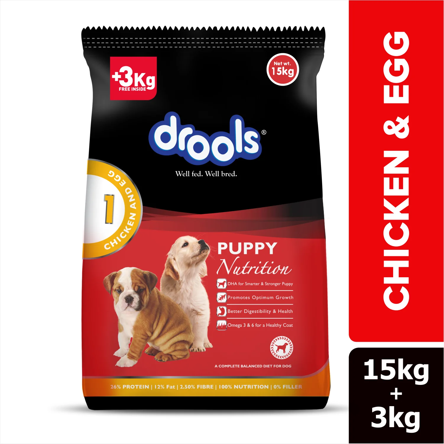 Drools Chicken and Egg Puppy Dog Dry Food - Image 11