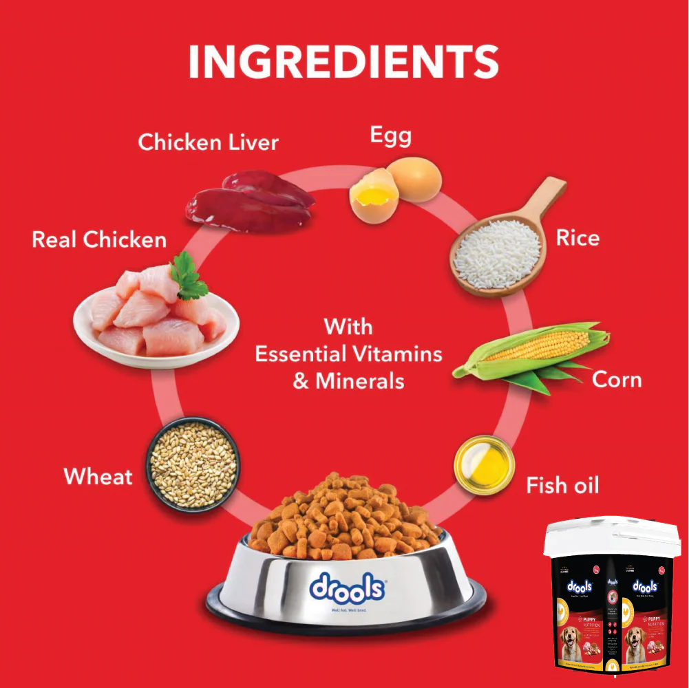 Drools Chicken and Egg Puppy Dog Dry Food - Image 16
