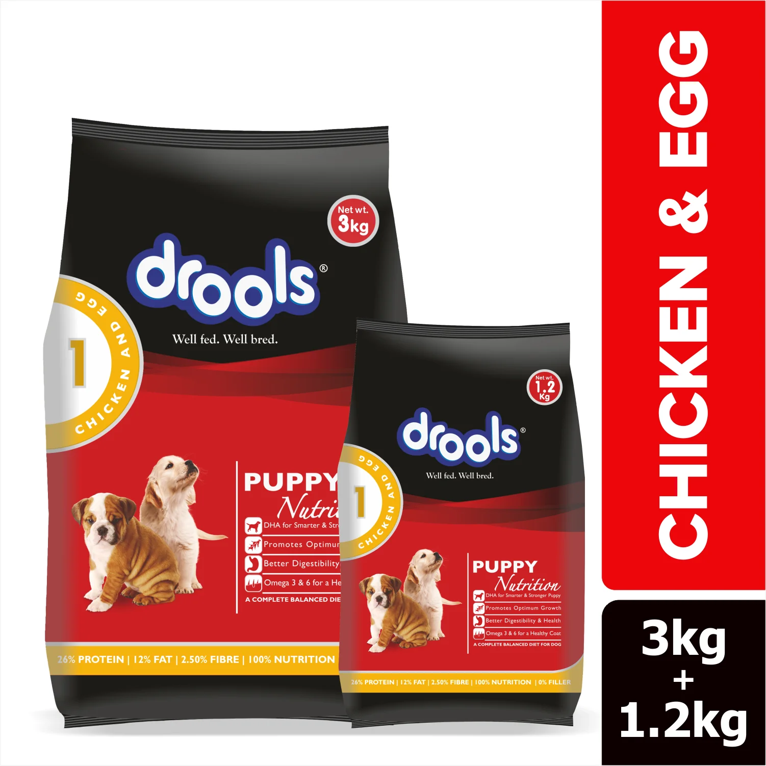 Drools Chicken and Egg Puppy Dog Dry Food - Image 9