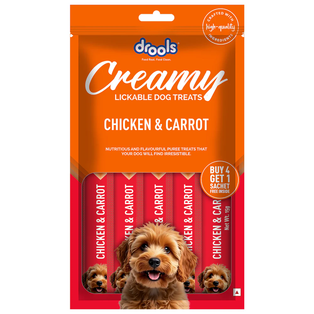 Drools Chicken & Carrot Creamy Dog Treats - Image 2