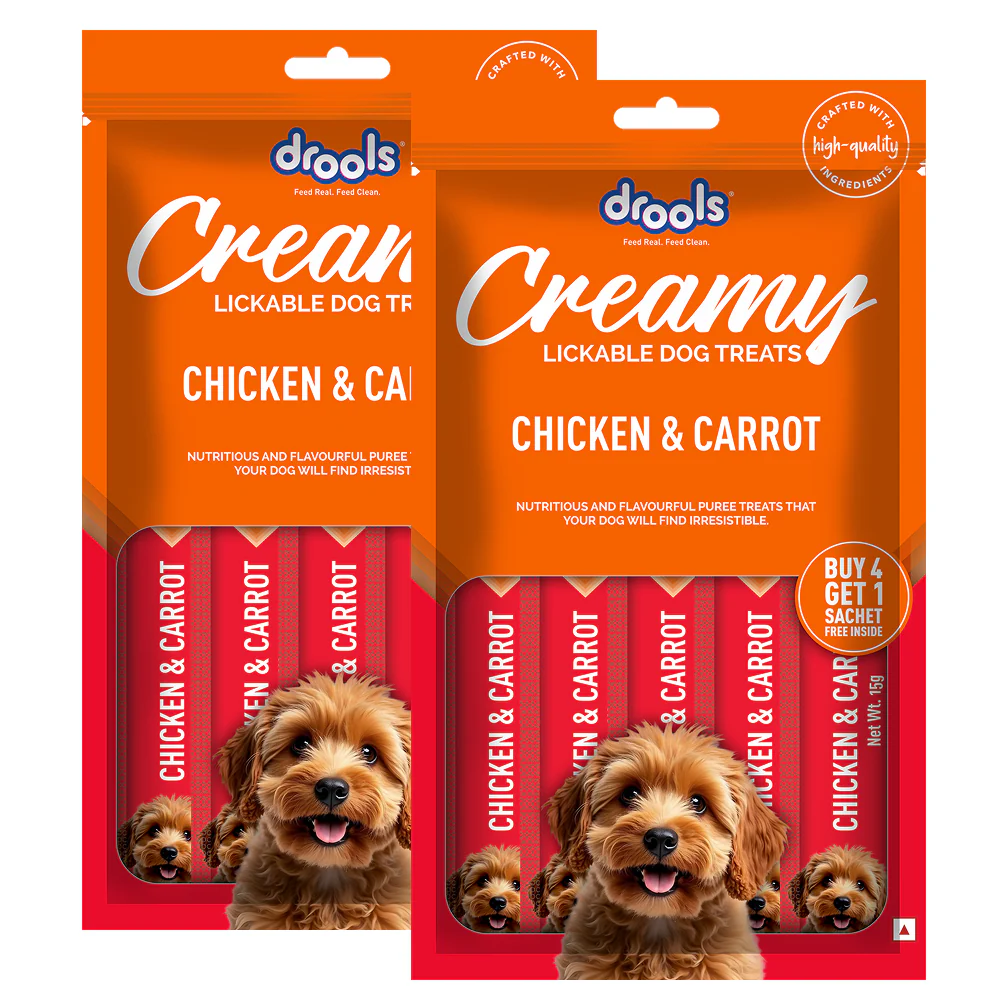 Drools Chicken & Carrot Creamy Dog Treats - Image 3