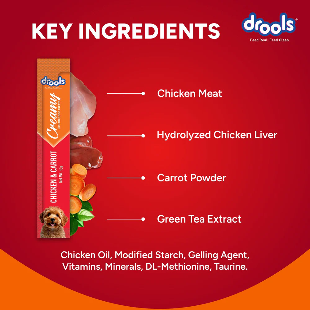 Drools Chicken & Carrot Creamy Dog Treats - Image 6