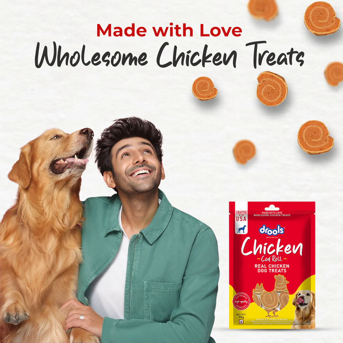 Drools Chicken Cod Roll Dog Treats - Image 3