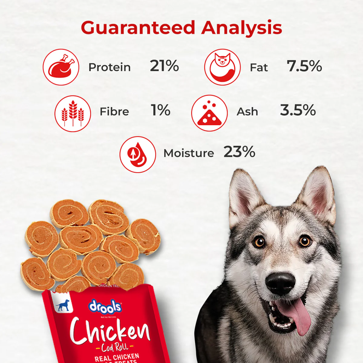 Drools Chicken Cod Roll Dog Treats - Image 7