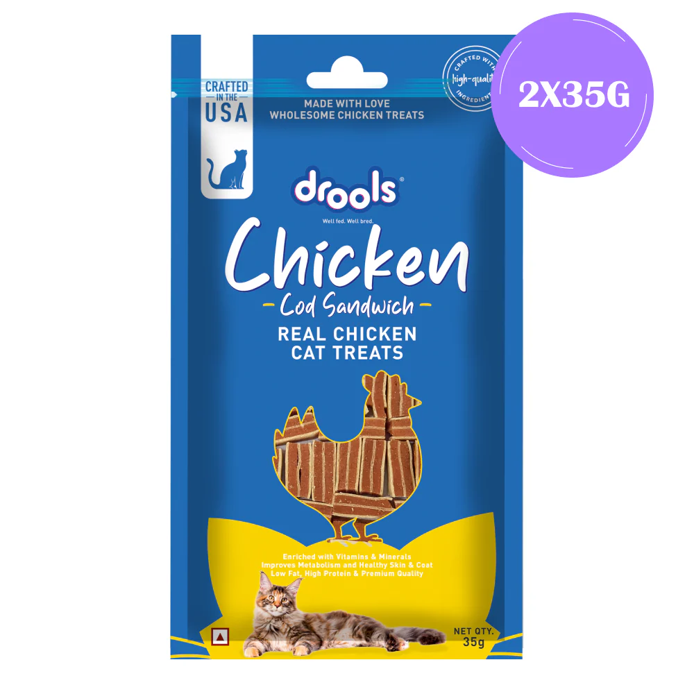 Drools Chicken Cod Sandwich Cat Treats - Image 4