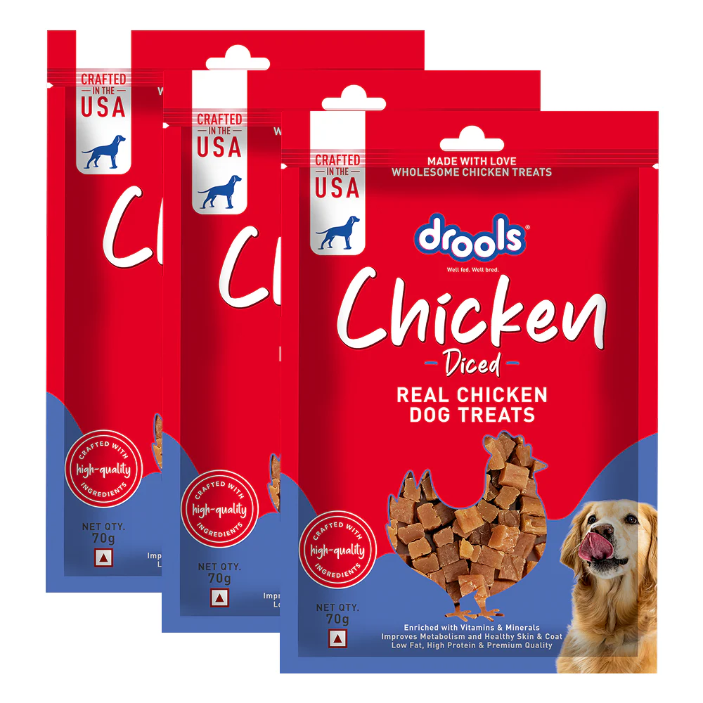 Drools Chicken Diced Dog Treats - Image 10