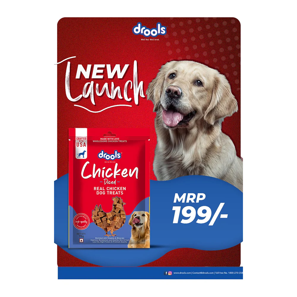 Drools Chicken Diced Dog Treats - Image 3