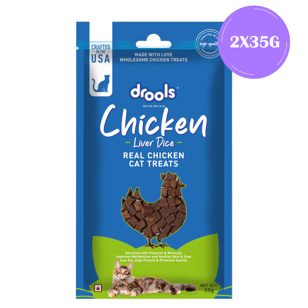 Drools Chicken Liver Dice Cat Treats - Image 3