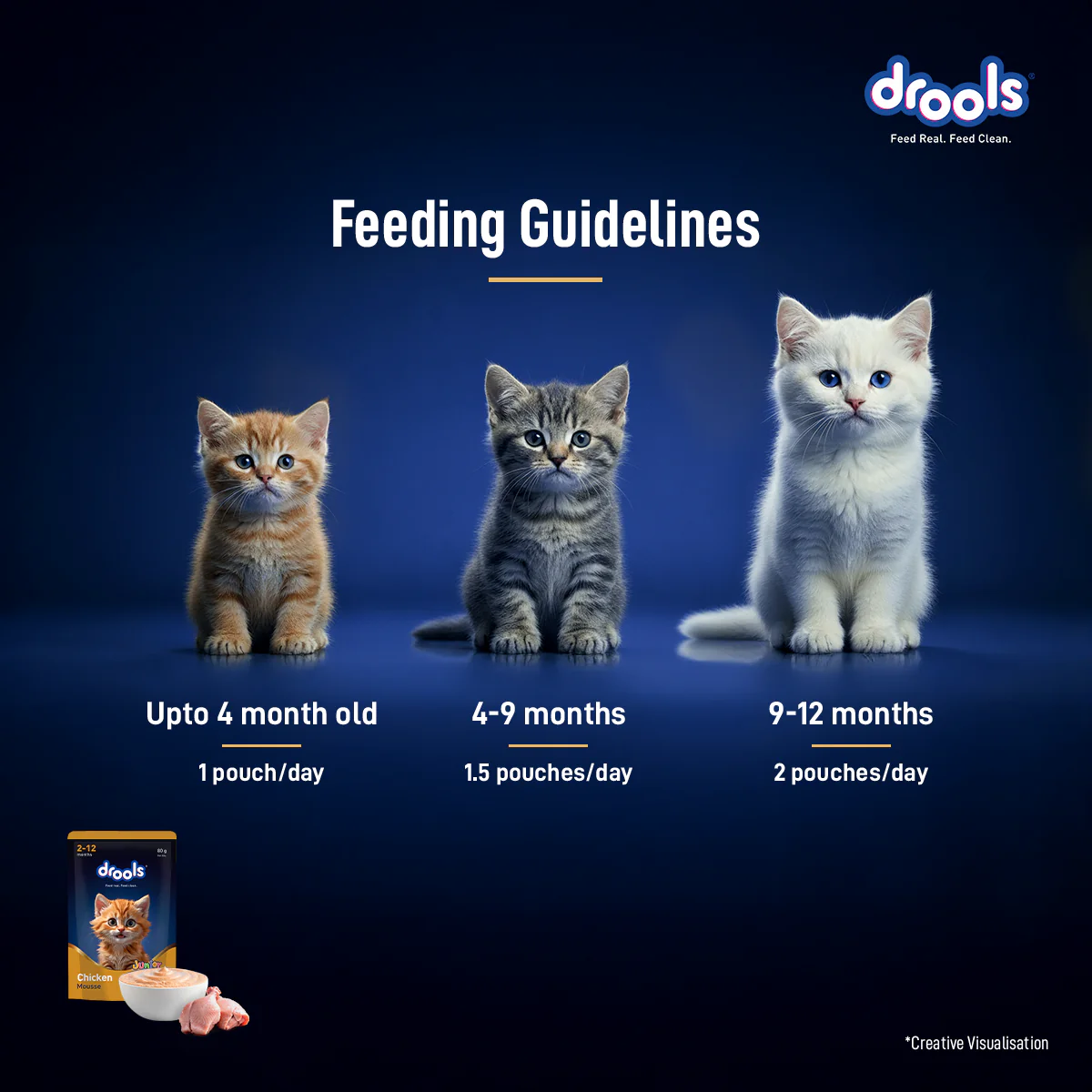 Drools Chicken Mousse Kitten Cat Wet Food - Image 8