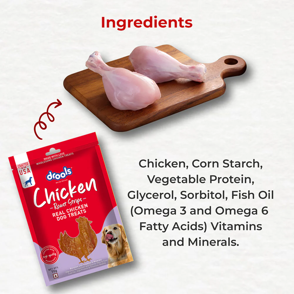 Drools Chicken Roast Strips Dogs Treats - Image 7