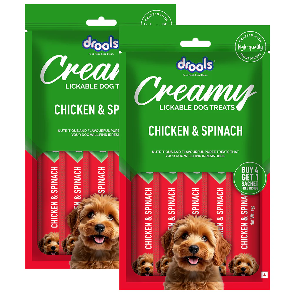 Drools Chicken & Spinach Creamy Dog Treats - Image 2