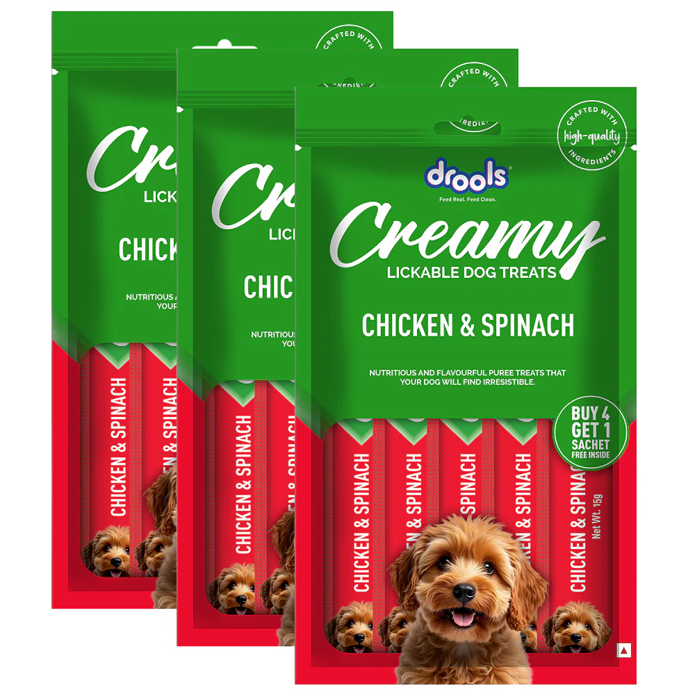 Drools Chicken & Spinach Creamy Dog Treats - Image 3