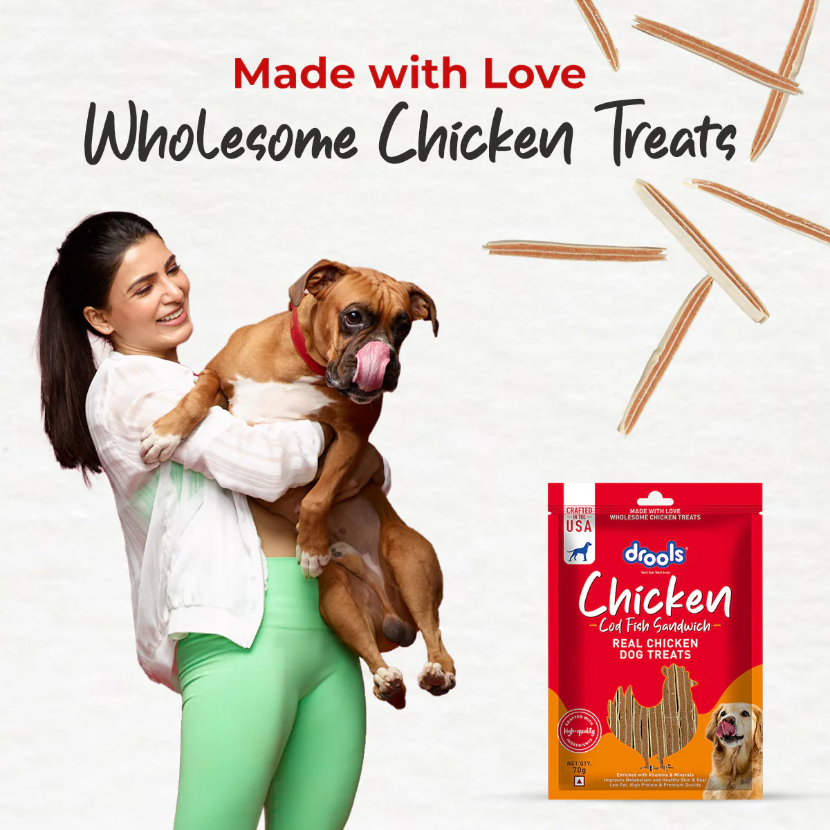 Drools Cod Fish Sandwich Dog Treats - Image 3