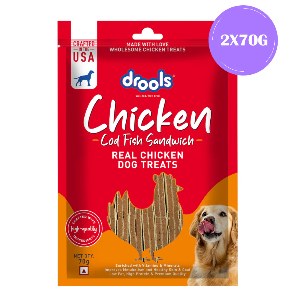 Drools Cod Fish Sandwich Dog Treats - Image 9