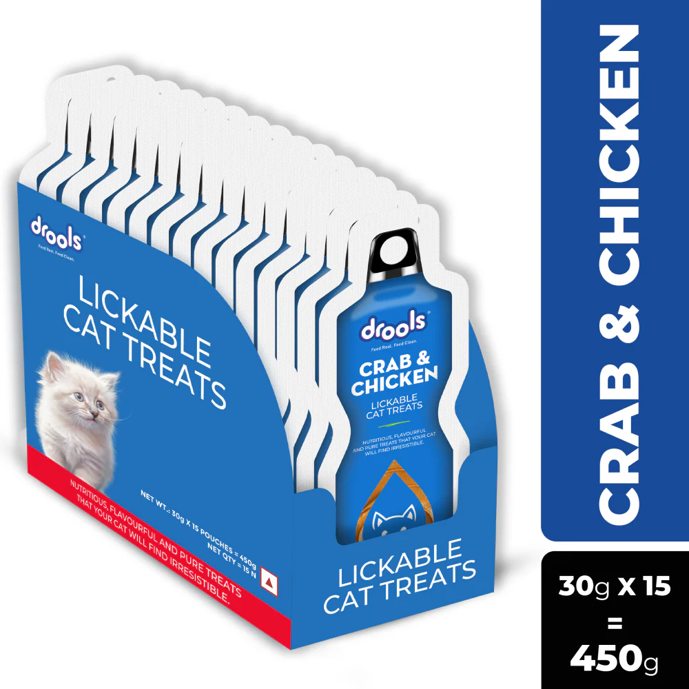 Drools Crab & Chicken Creamy Lickable Cat Treats - Image 3