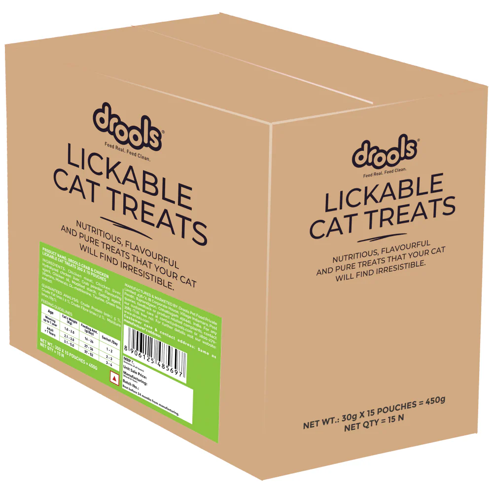 Drools Crab & Chicken Creamy Lickable Cat Treats - Image 4