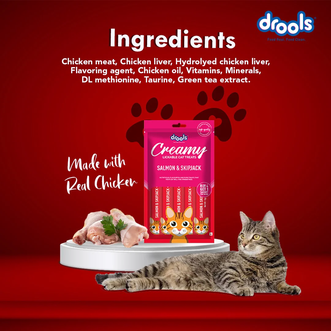 Drools Seafood Medley, Salmon & Skipjack and Crab & Chicken Cat Treats Combo - Image 4