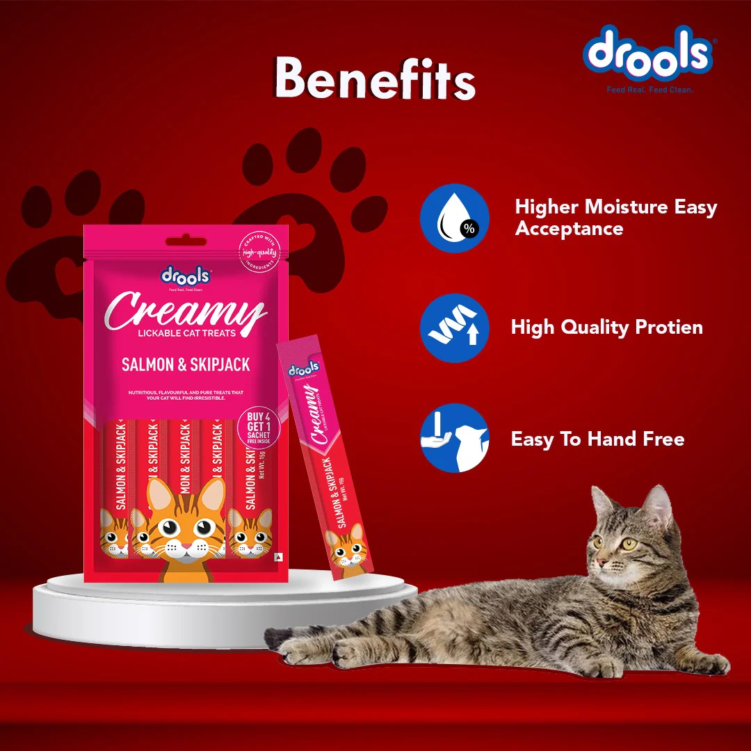 Drools Seafood Medley, Salmon & Skipjack and Crab & Chicken Cat Treats Combo - Image 5
