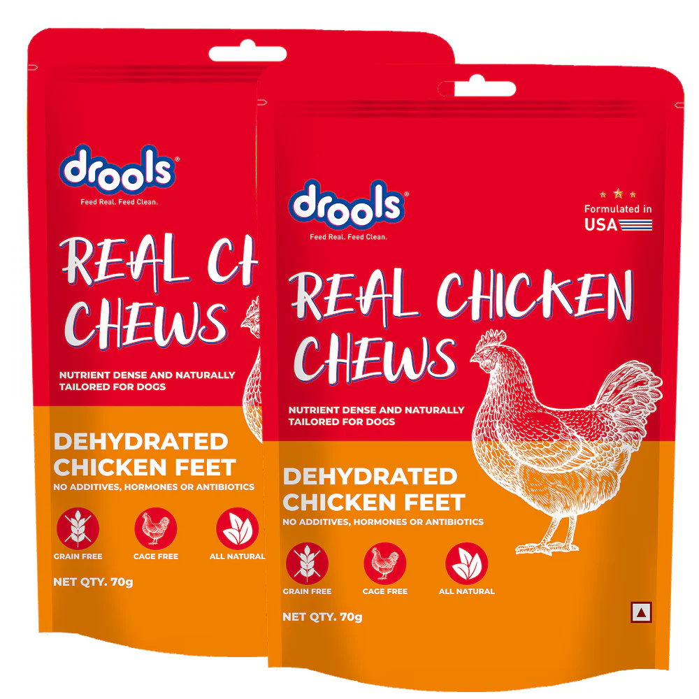 Drools Dehydrated Real Chicken Feet Chews Treat for Dogs - Image 3