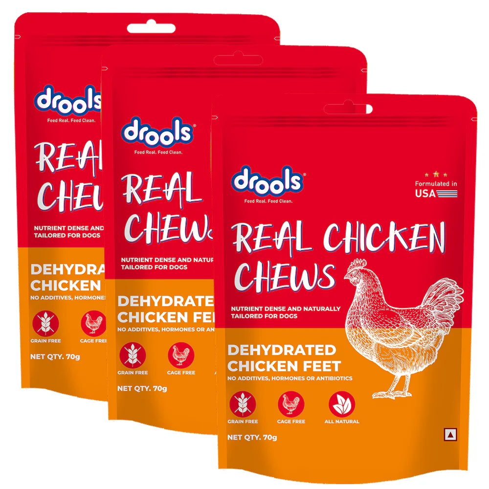 Drools Dehydrated Real Chicken Feet Chews Treat for Dogs - Image 4