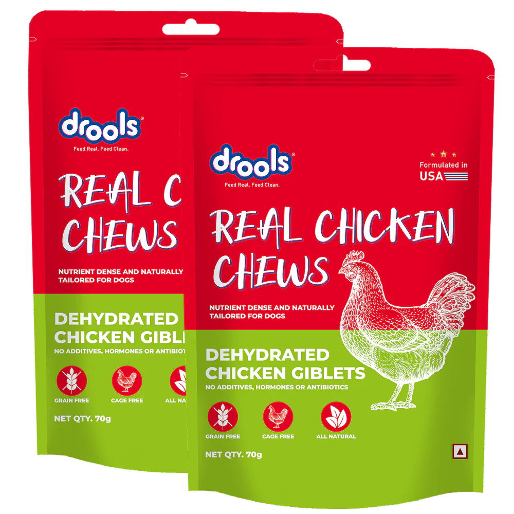 Drools Dehydrated Real Chicken Giblets Chews Treat for Dogs - Image 3