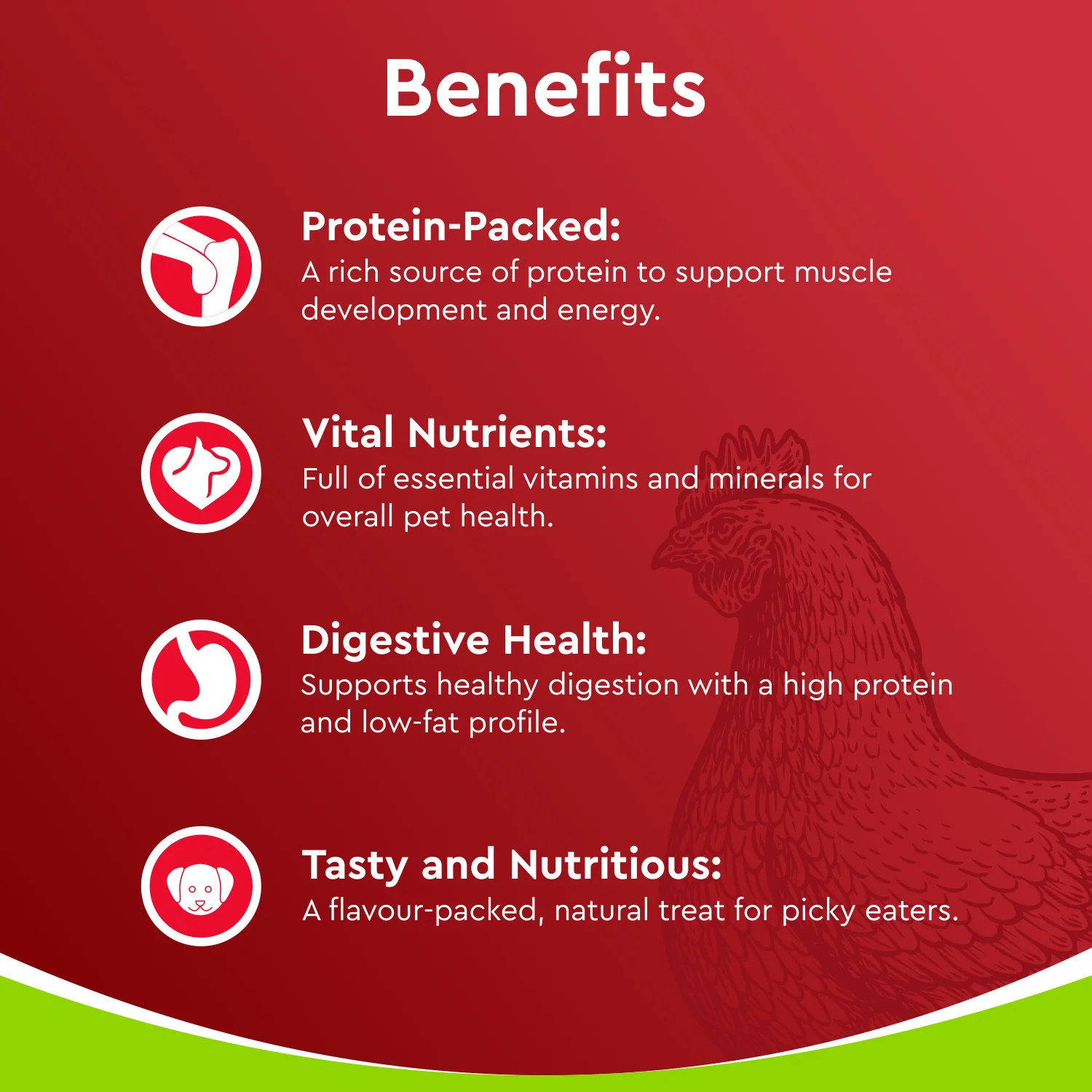 Drools Dehydrated Real Chicken Giblets Chews Treat for Dogs - Image 5